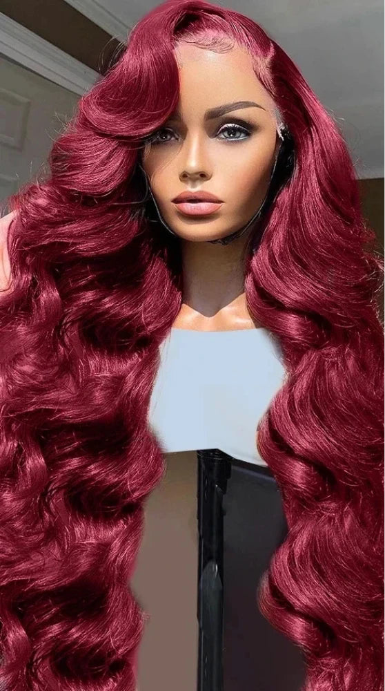 Burgundy Bombshell Lace Front