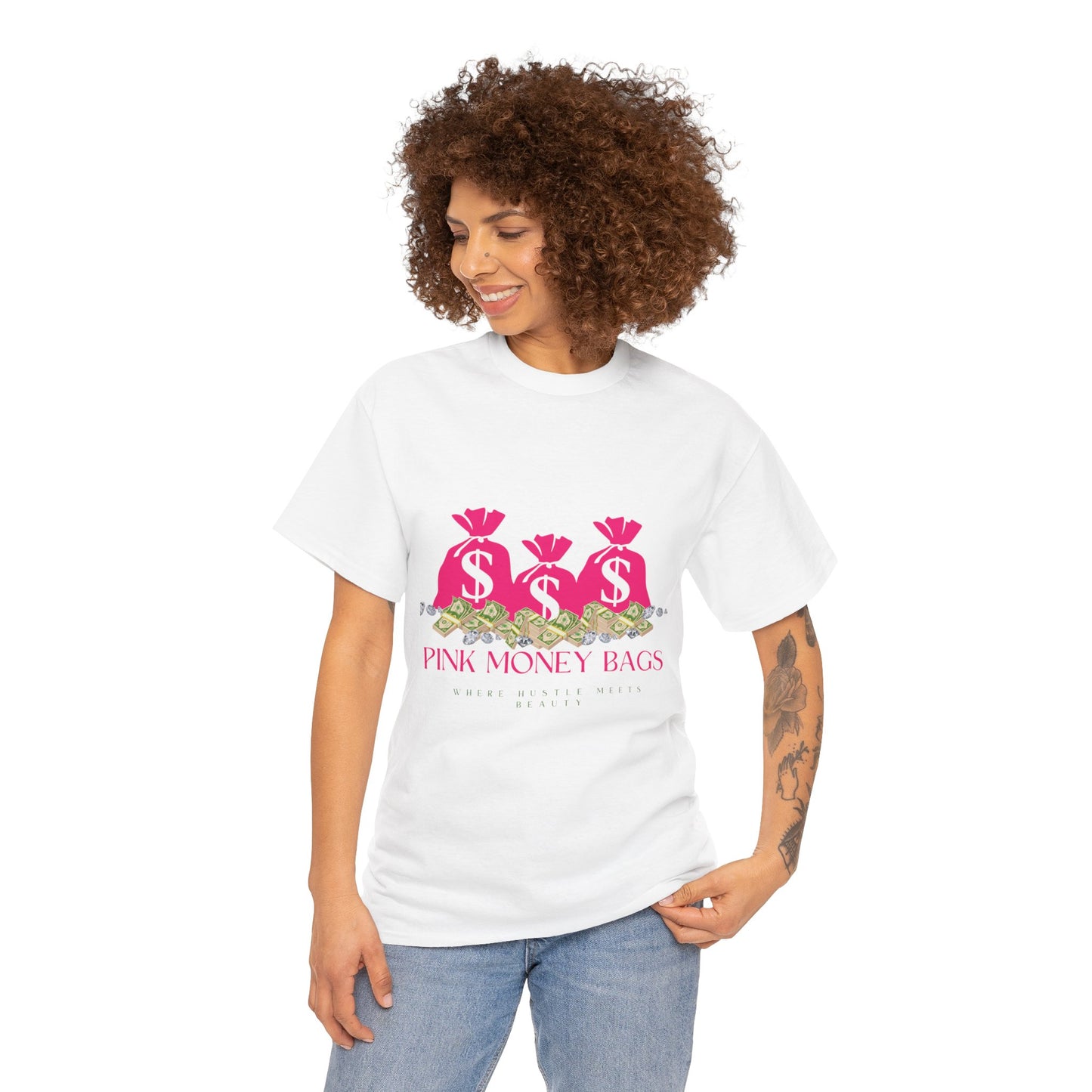 PinkMoneyBags Tee - Where Hustle Meets Beauty