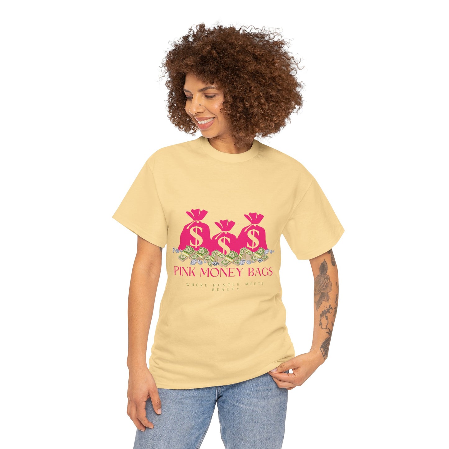 PinkMoneyBags Tee - Where Hustle Meets Beauty