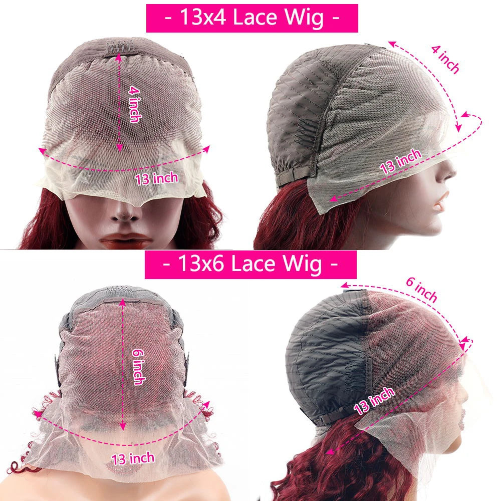 Burgundy Bombshell Lace Front