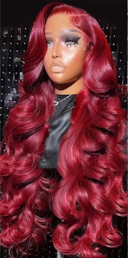 Burgundy Bombshell Lace Front